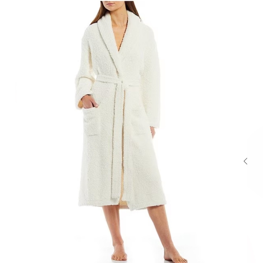 Barefoot Dreams Adult Cozy Fleece Robe in Pearl
